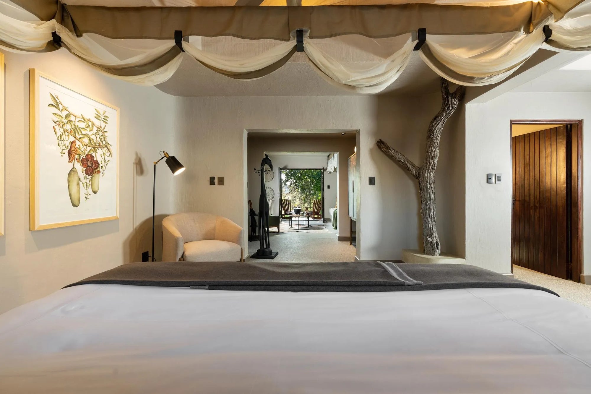 Luxury Suite at Sabi Sabi Bush Lodge, Sabi Sand Nature Reserve, South Africa.