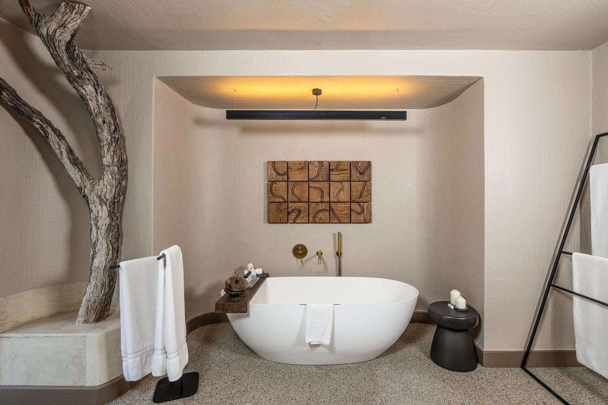 Luxury Suite Bathroom at Sabi Sabi Bush Lodge, Sabi Sand Nature Reserve, South Africa.