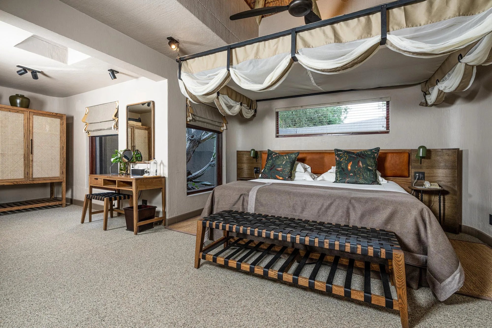 Luxury Suite at Sabi Sabi Bush Lodge, Sabi Sand Nature Reserve, South Africa.