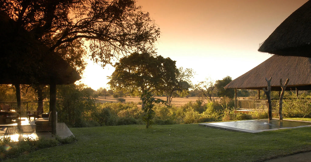 Bush Lodge View at Sabi Sabi Bush Lodge, Sabi Sand Nature Reserve, South Africa.