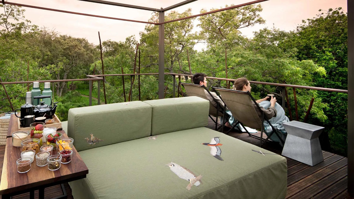 The Ngala Treehouse at andBeyond Ngala Tented Camp, Ngala Private Game Reserve, South Africa.