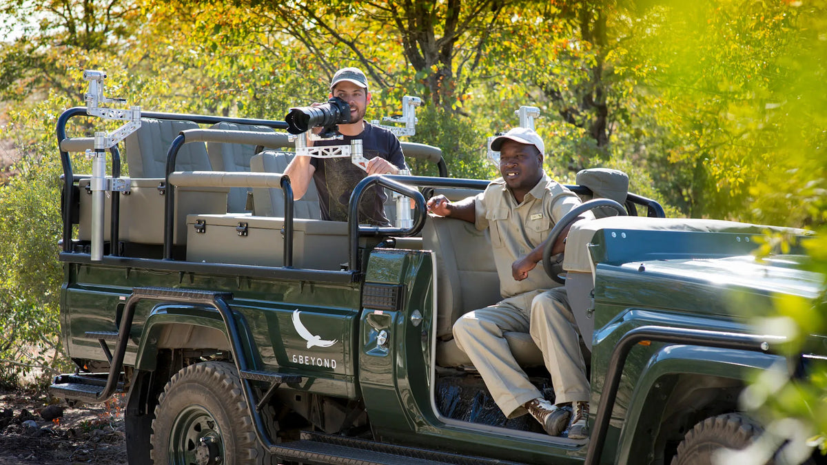 Photographic safari at andBeyond Ngala Tented Camp, Ngala Private Game Reserve, South Africa.