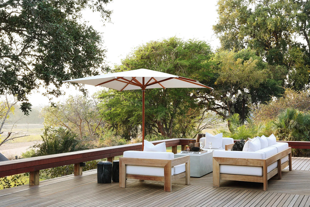 MalaMala Camp Deck at MalaMala Camp, MalaMala Game Reserve, South Africa.