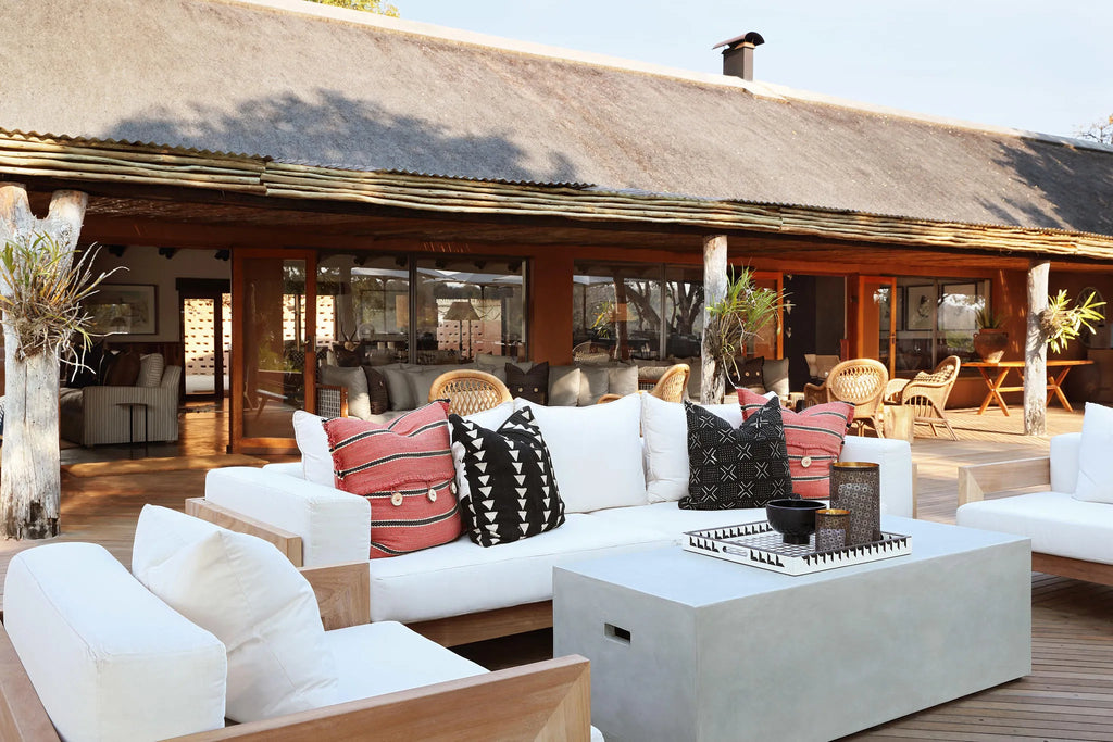 MalaMala Camp Deck at MalaMala Camp, MalaMala Game Reserve, South Africa.