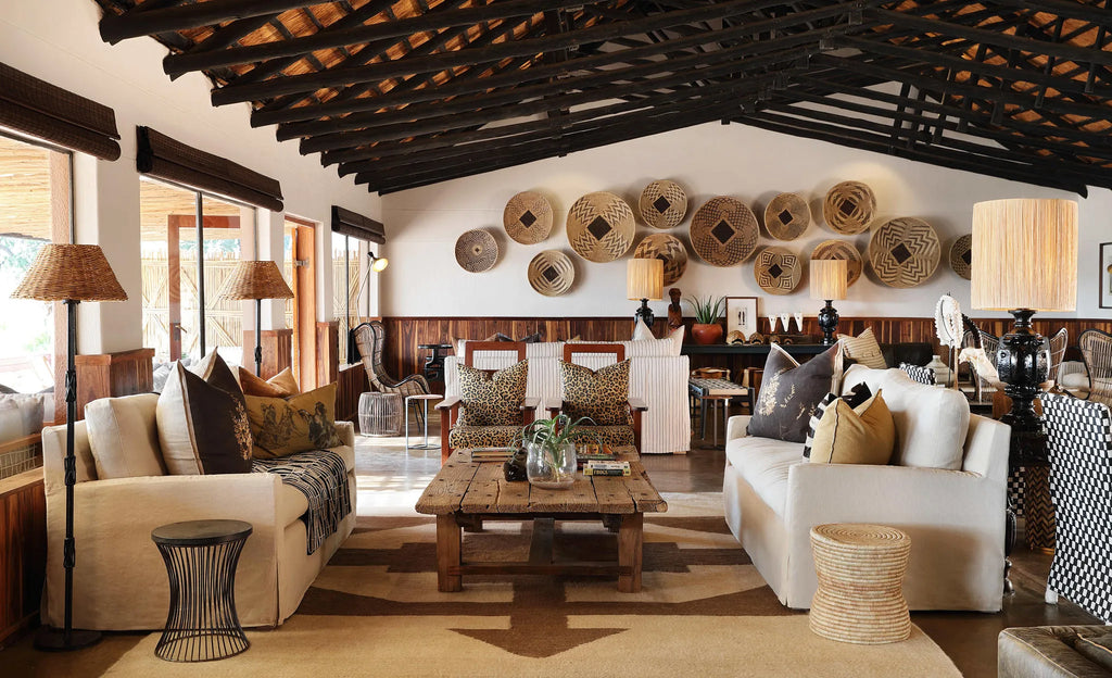 MalaMala Camp Lounge at MalaMala Camp, MalaMala Game Reserve, South Africa.