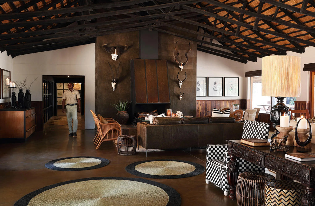 MalaMala Camp Lounge at MalaMala Camp, MalaMala Game Reserve, South Africa.