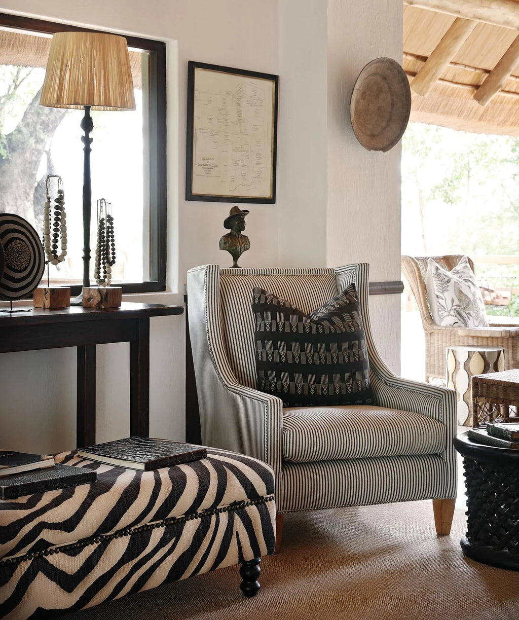 Pioneer Camp Explorer Lounge at Londolozi Pioneer Camp, Londolozi Game Reserve, South Africa.