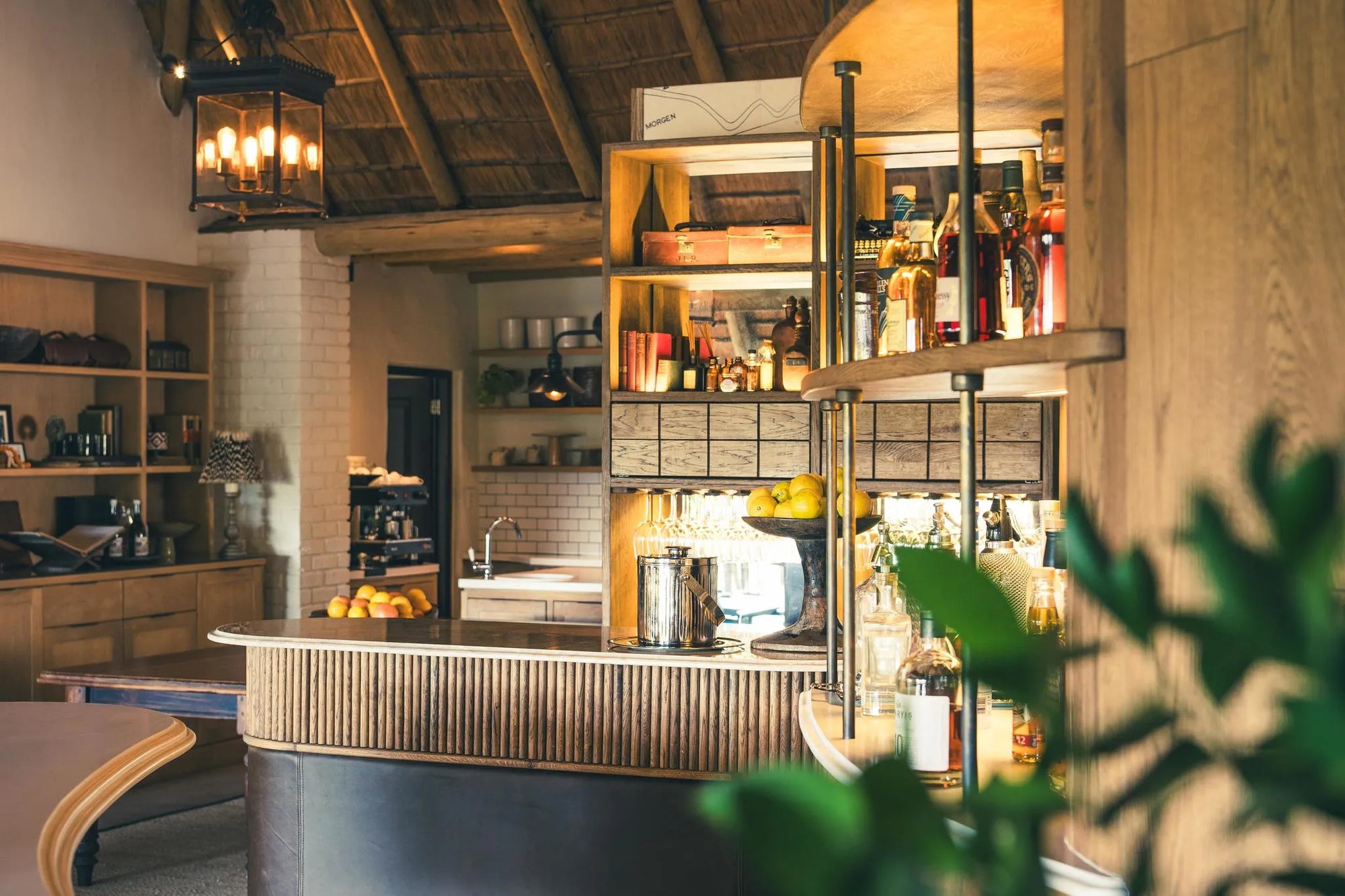 Pioneer Camp Bar at Londolozi Pioneer Camp, Londolozi Game Reserve, South Africa.