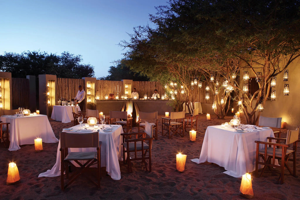 Londolozi Pioneer Camp - Boma dinner at Londolozi Pioneer Camp, Londolozi Game Reserve, South Africa.
