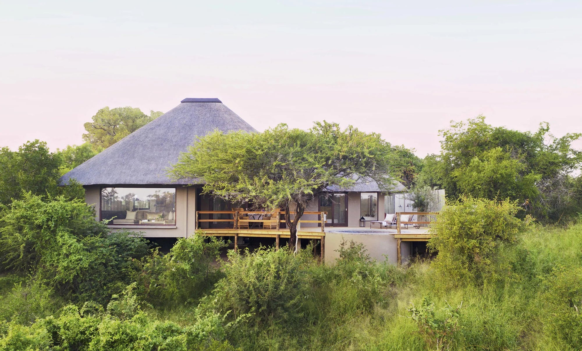 Londolozi Pioneer Camp Suite at Londolozi Pioneer Camp, Londolozi Game Reserve, South Africa.