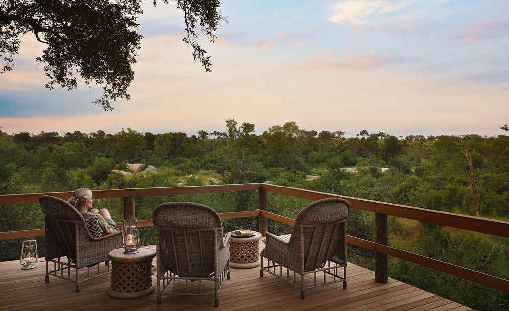 Londolozi Pioneer Camp - Lookout Deck at Londolozi Pioneer Camp, Londolozi Game Reserve, South Africa.