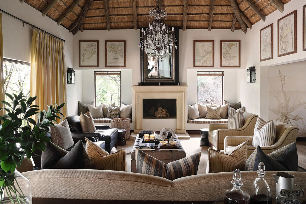 Londolozi Pioneer Camp - Explorer Lounge at Londolozi Pioneer Camp, Londolozi Game Reserve, South Africa.