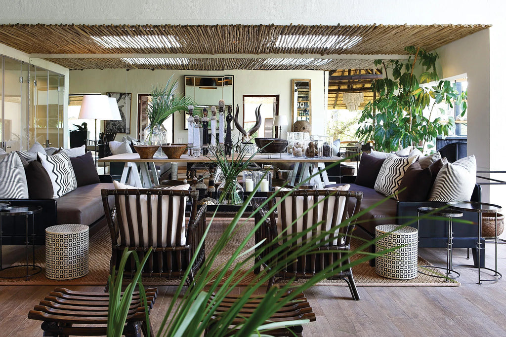 Tree Camp Main Area Details at Londolozi Tree Camp, Londolozi Game Reserve, South Africa.