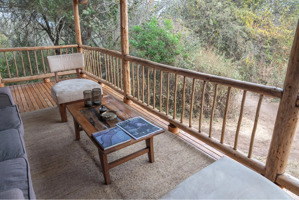 Oliver's - Relax and reading nook at Oliver's Camp, Tarangire National Park, Tanzania.