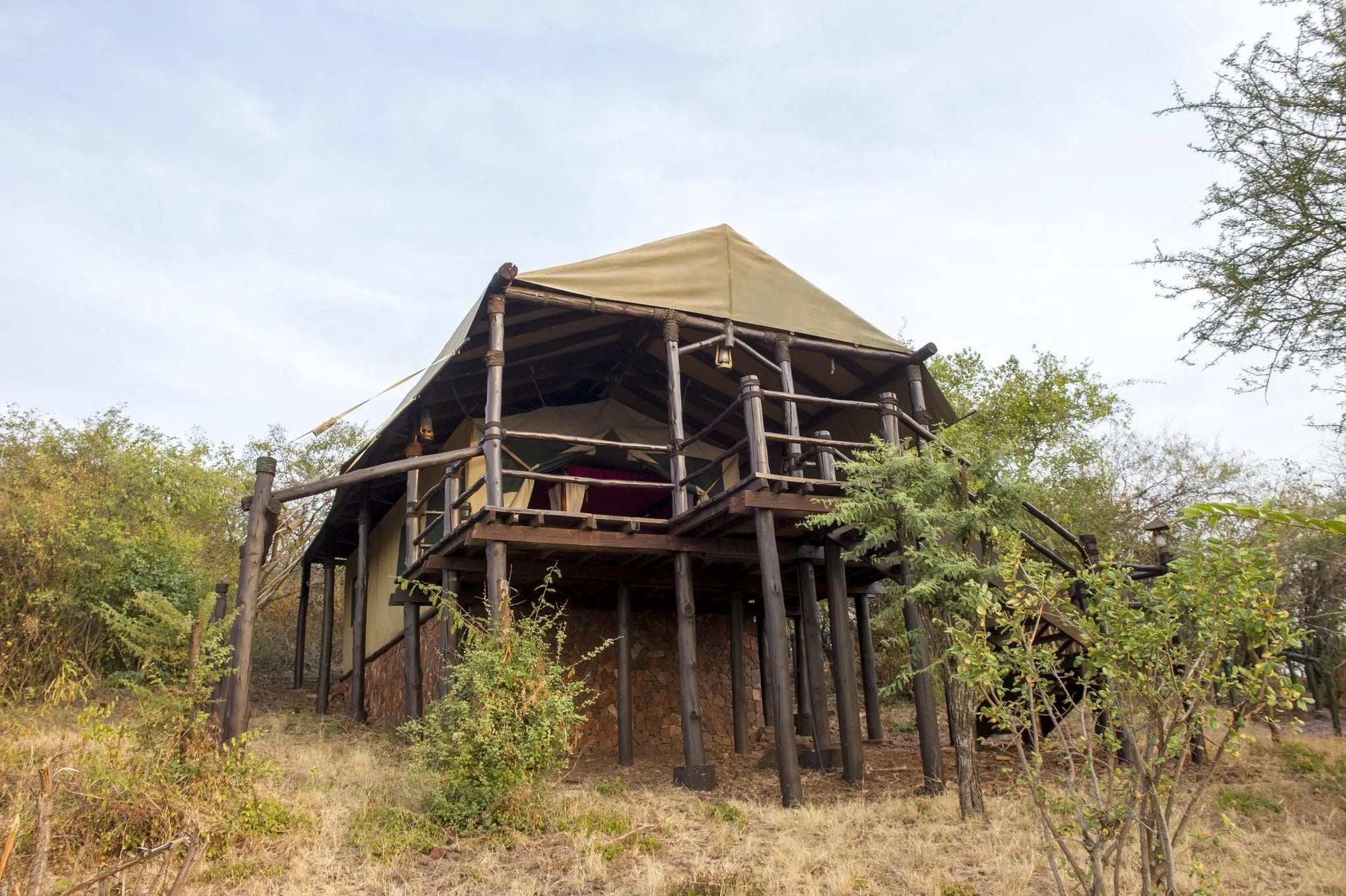 Exterior at Kirawira Serena Camp, Serengeti Western Corridor, Tanzania.