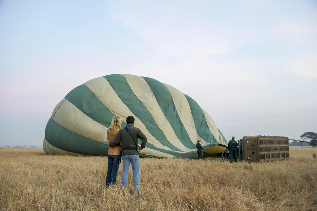 Balloon Safari at Kirawira Serena Camp, Serengeti Western Corridor, Tanzania.