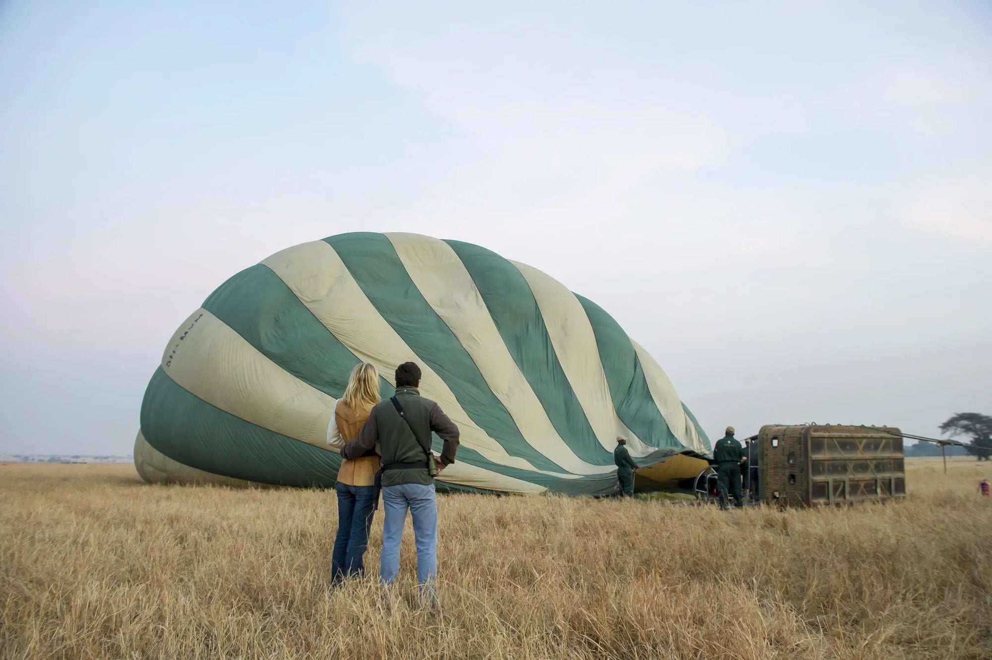 Balloon Safari at Kirawira Serena Camp, Serengeti Western Corridor, Tanzania.