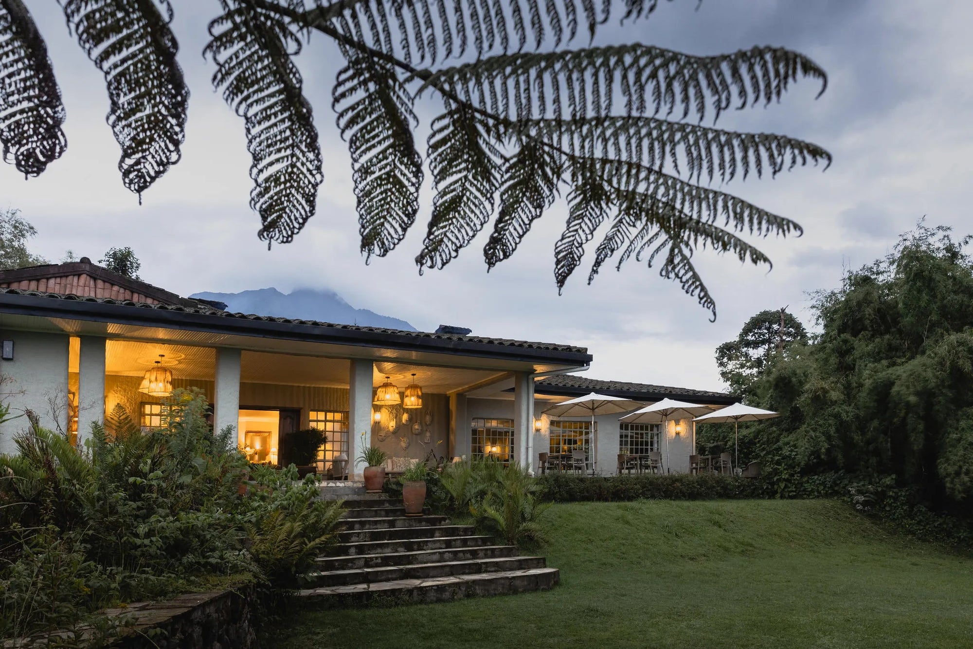Wilderness Sabyinyo at Wilderness Sabyinyo, Volcanoes National Park, Rwanda.
