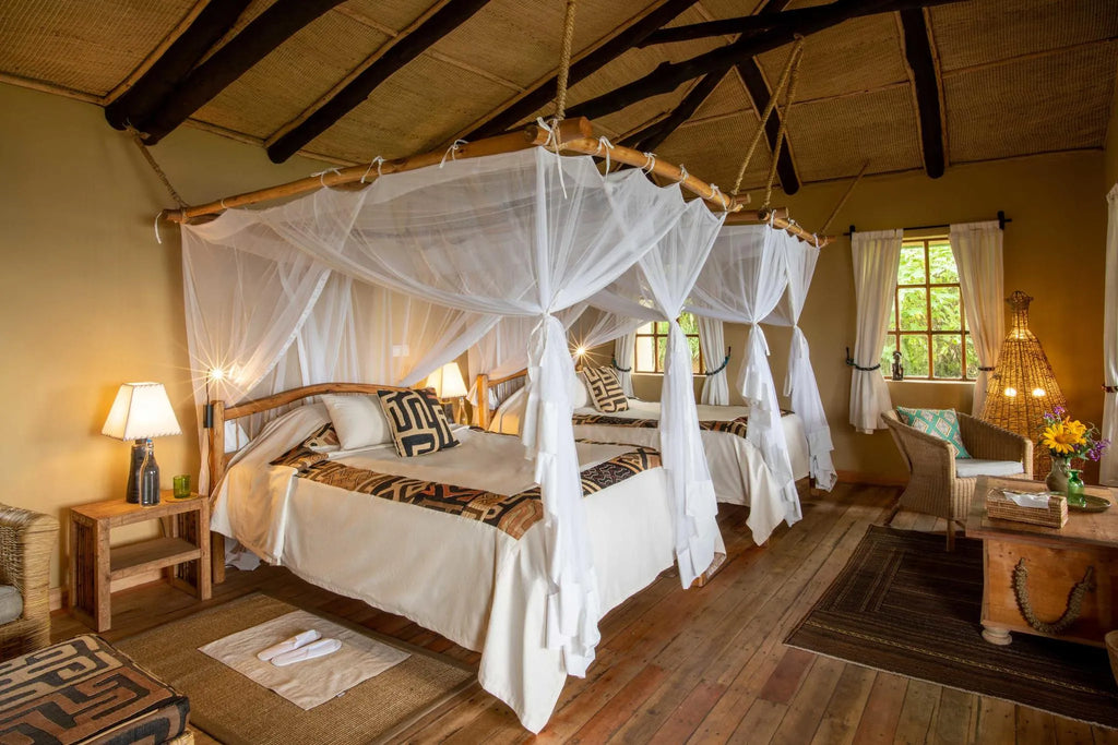 Virunga Lodge at Virunga Lodge, Twin Lakes Burera & Ruhondo, Rwanda.