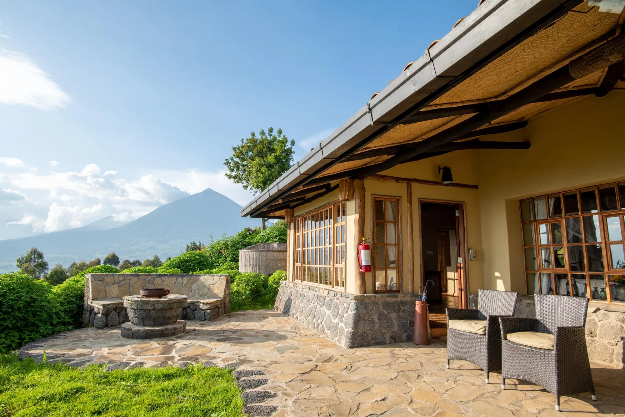 Virunga Lodge at Virunga Lodge, Twin Lakes Burera & Ruhondo, Rwanda.