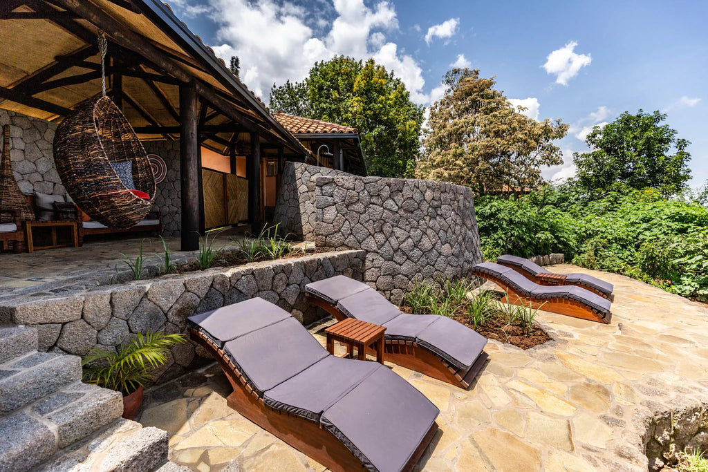Virunga Lodge at Virunga Lodge, Twin Lakes Burera & Ruhondo, Rwanda.