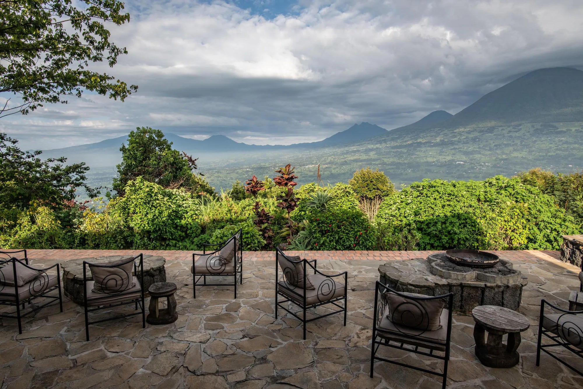 Virunga Lodge at Virunga Lodge, Twin Lakes Burera & Ruhondo, Rwanda.