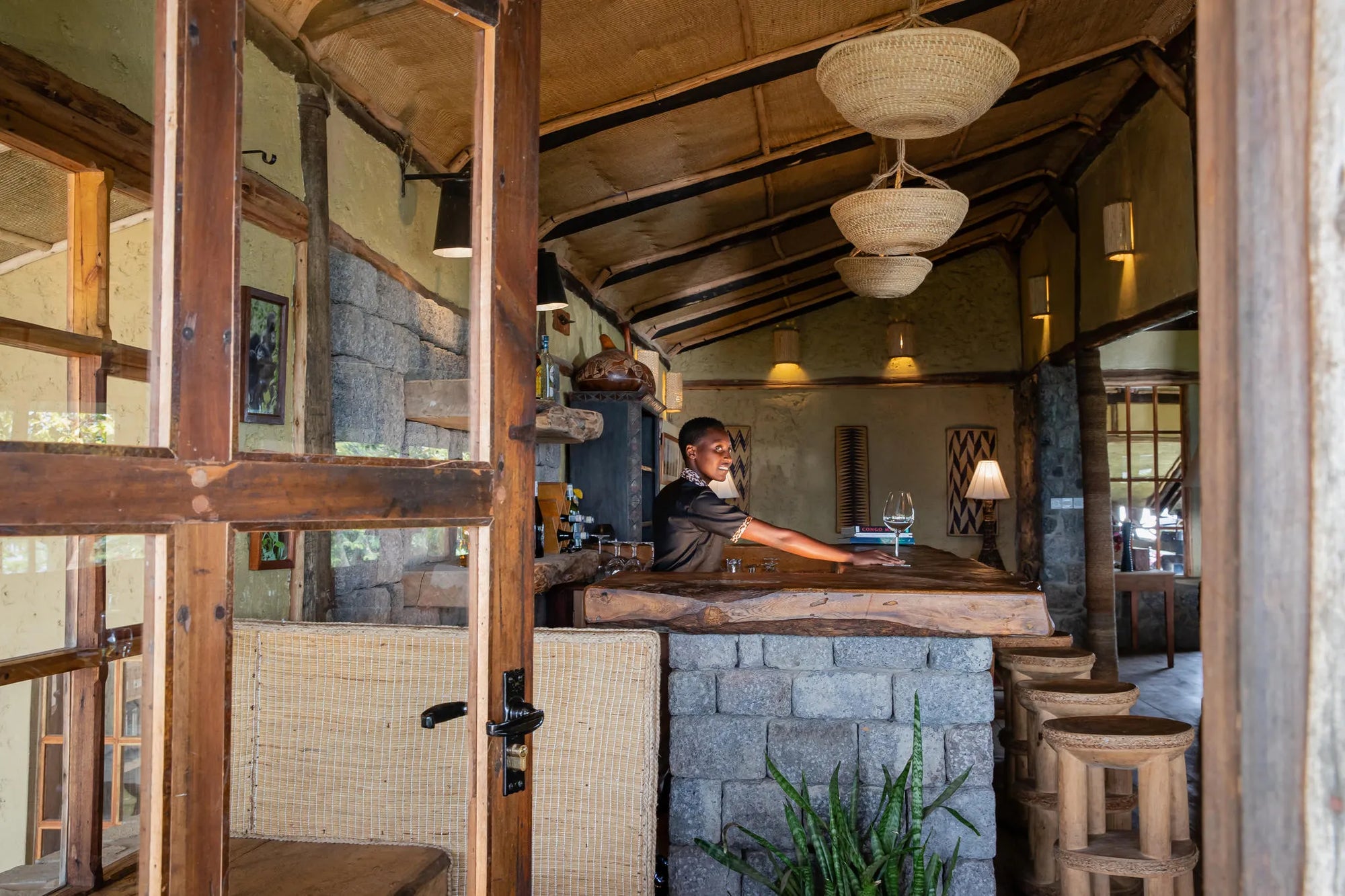 Virunga Lodge at Virunga Lodge, Twin Lakes Burera & Ruhondo, Rwanda.