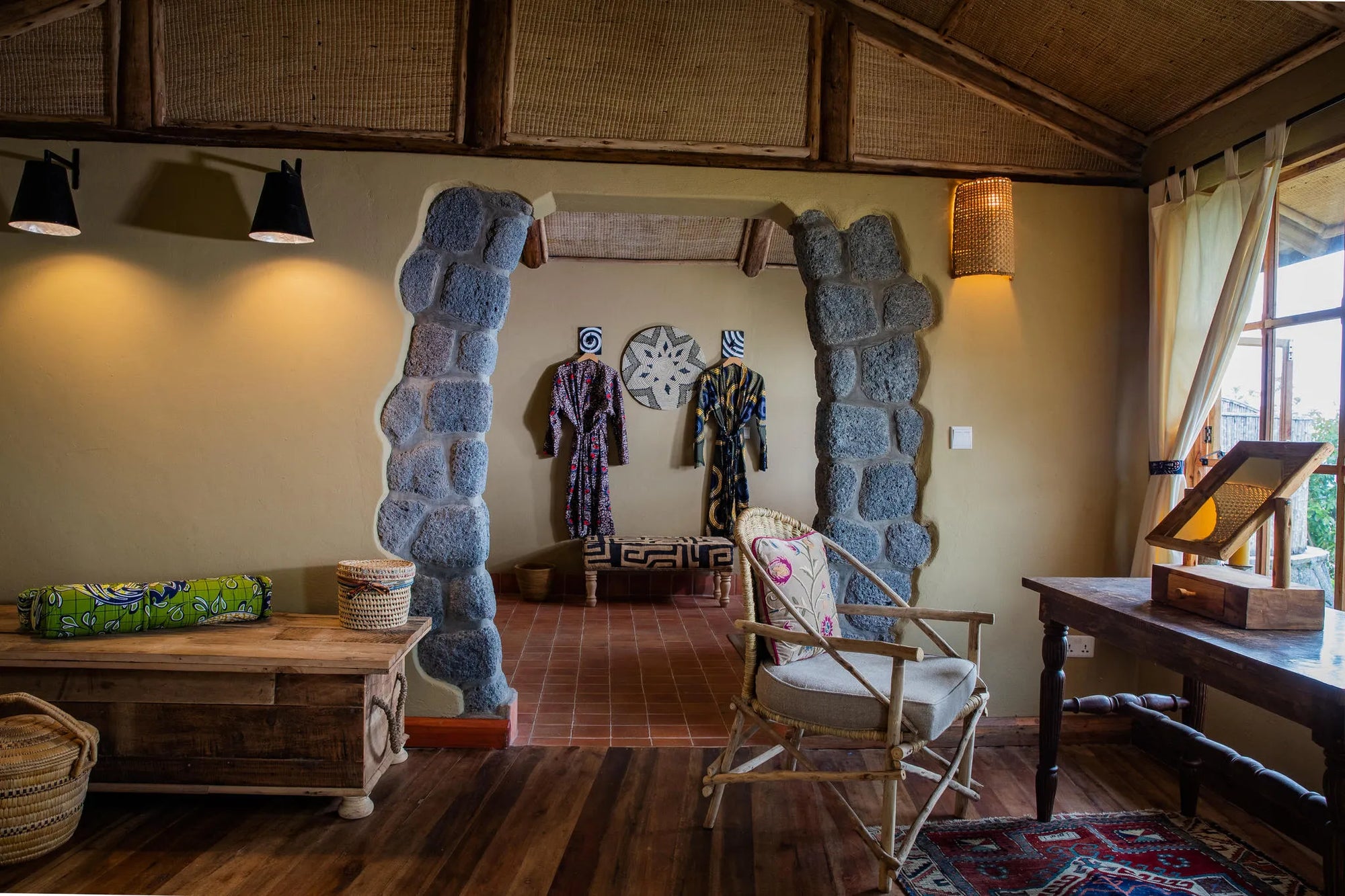 Virunga Lodge at Virunga Lodge, Twin Lakes Burera & Ruhondo, Rwanda.