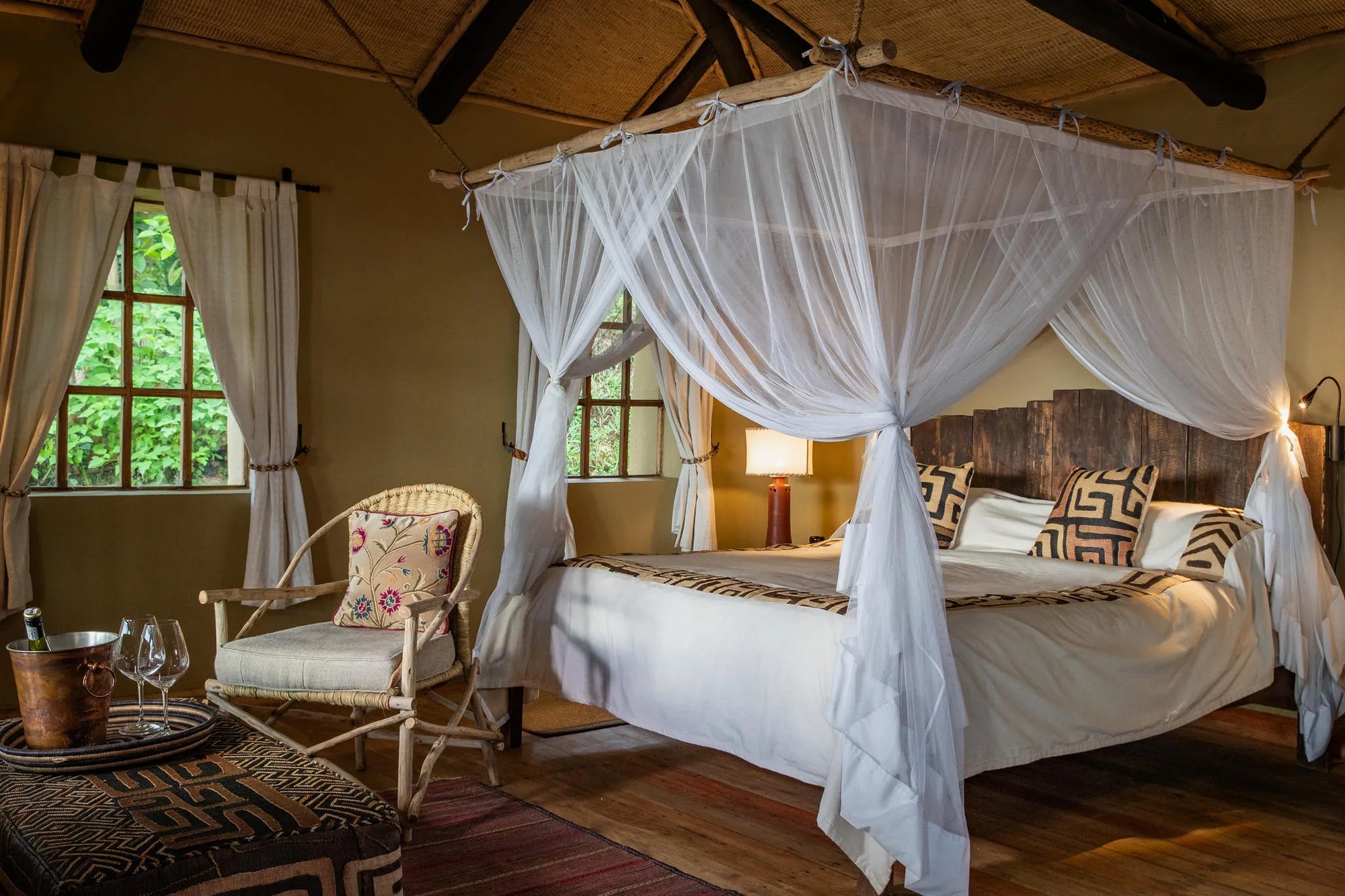 Virunga Lodge at Virunga Lodge, Twin Lakes Burera & Ruhondo, Rwanda.