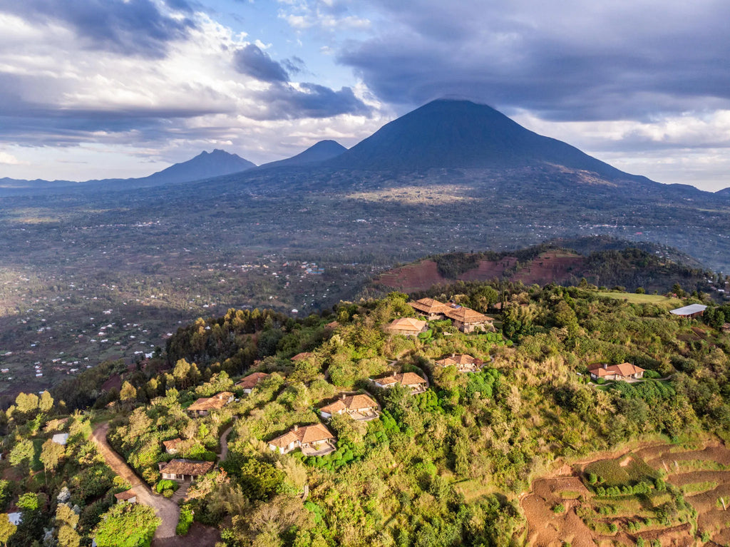 Volcanoes Safaris at Virunga Lodge, Twin Lakes Burera & Ruhondo, Rwanda.