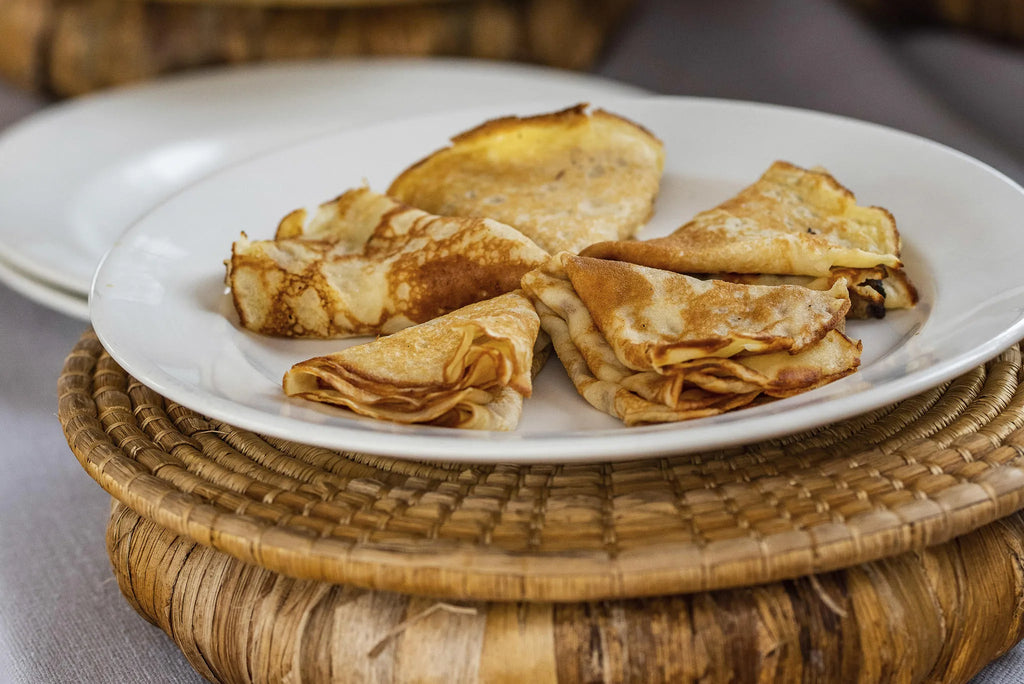 Dunia - Freshly Made Crepes at Dunia, Central Serengeti, Tanzania.