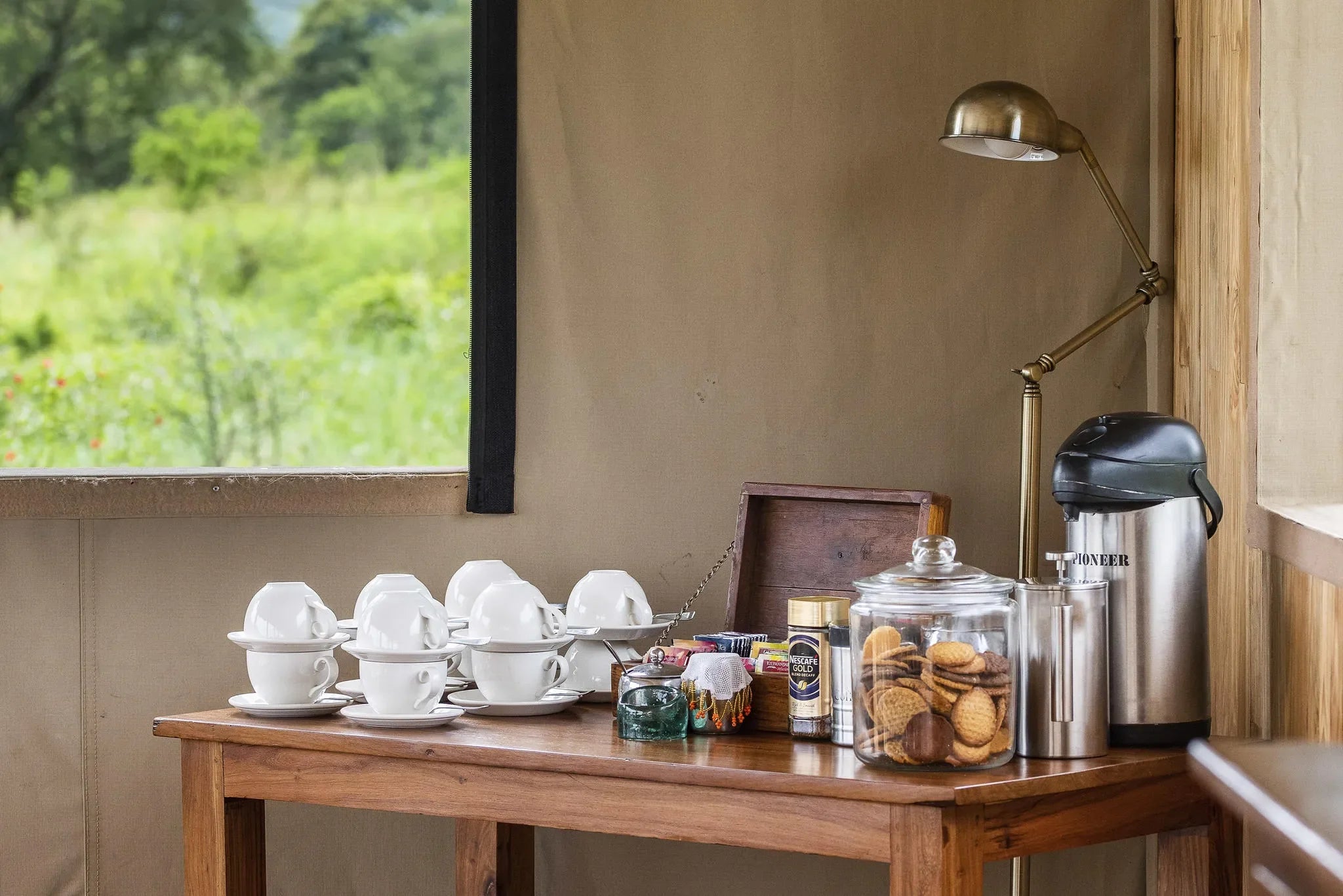 Dunia - Tea Time at Dunia, Central Serengeti, Tanzania.