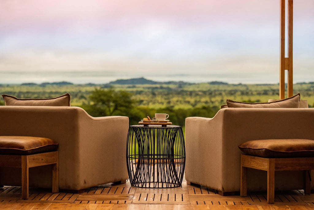 Dunia - View from the Main Area at Dunia, Central Serengeti, Tanzania.