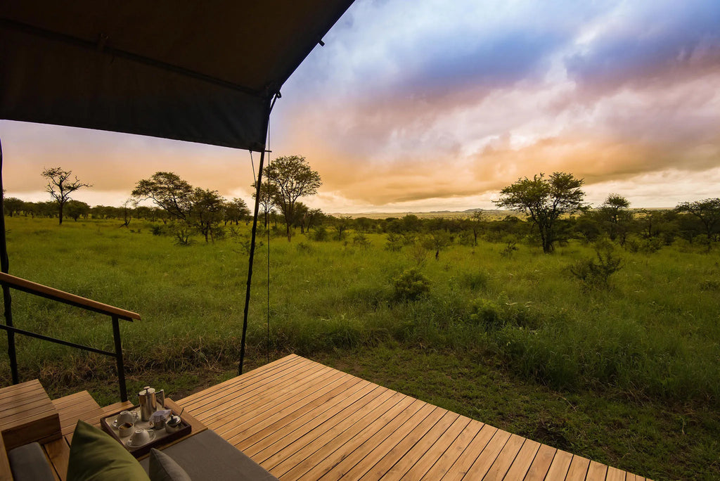 Dunia - Guest Tent at Dunia, Central Serengeti, Tanzania.