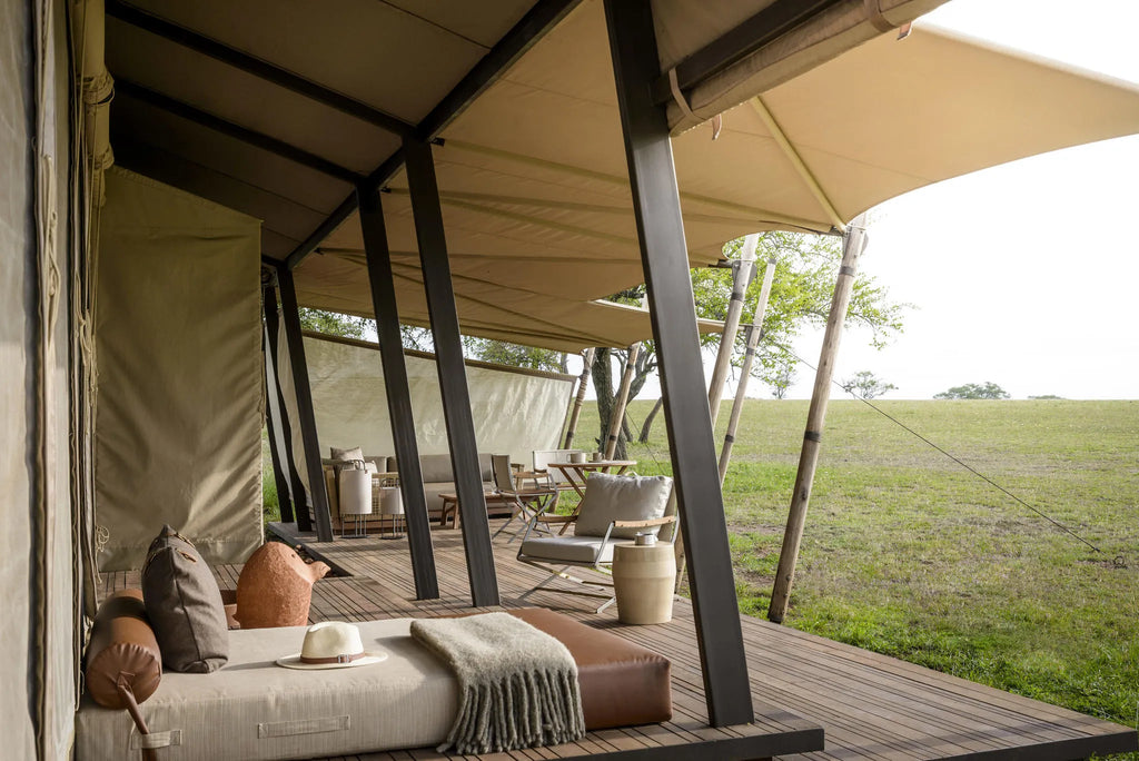 Singita Sabora Tented Camp Meditation Deck at Singita Sabora Tented Camp, Singita Serengeti Grumeti, Tanzania.