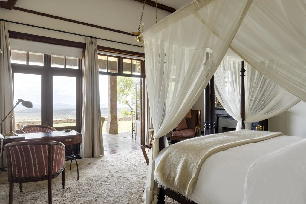 Singita Sasakwa Lodge Bedroom at Singita Sasakwa Lodge, Singita Serengeti Grumeti, Tanzania.