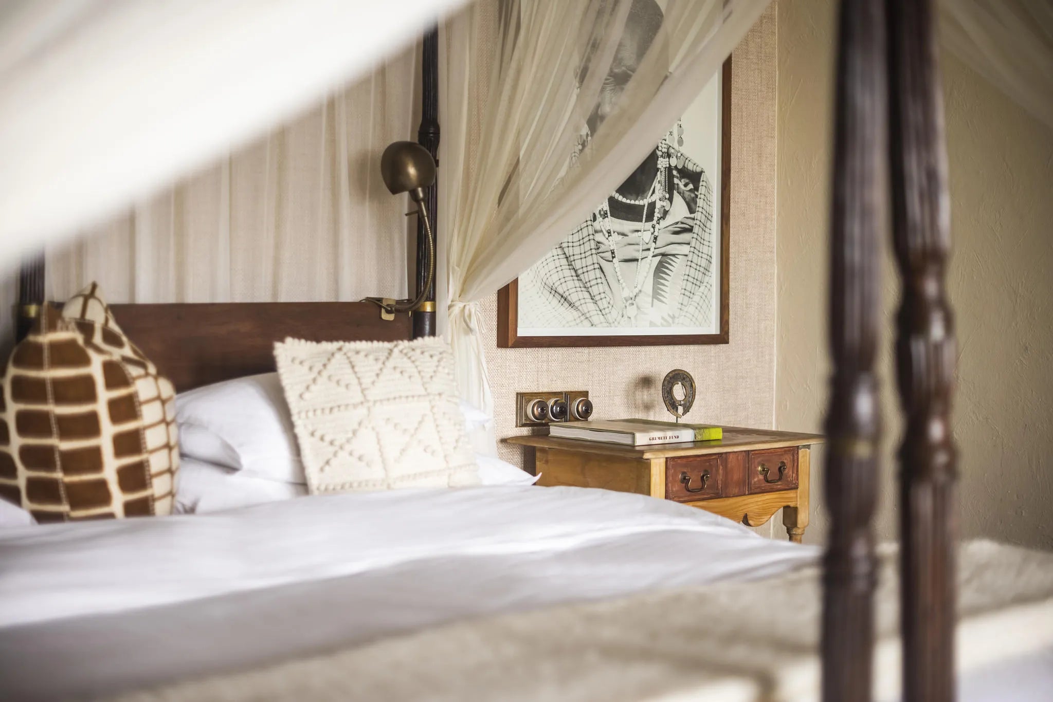 Singita Sasakwa Lodge Bedroom at Singita Sasakwa Lodge, Singita Serengeti Grumeti, Tanzania.