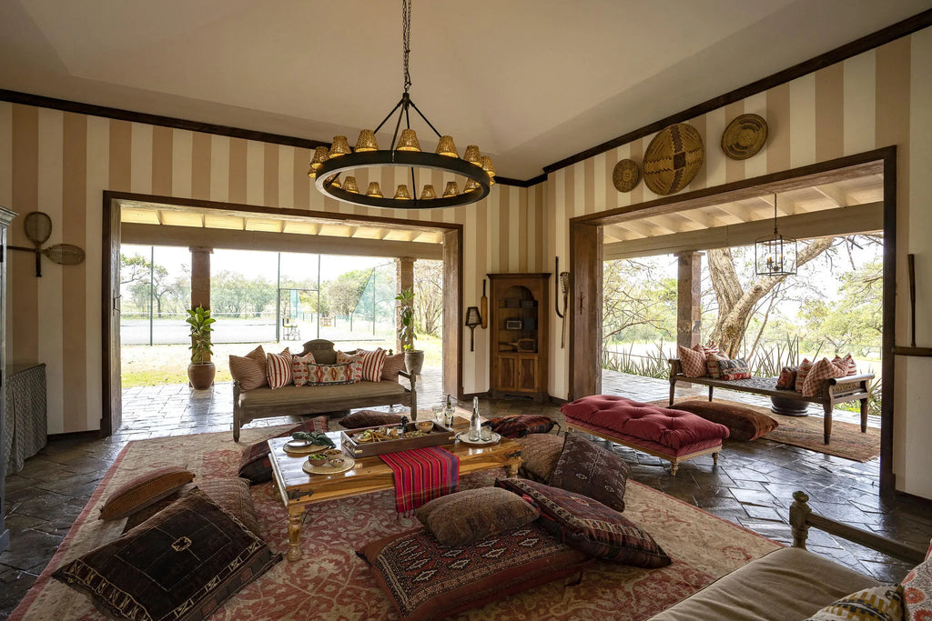 Singita Sasakwa Lodge Lounge at Singita Sasakwa Lodge, Singita Serengeti Grumeti, Tanzania.