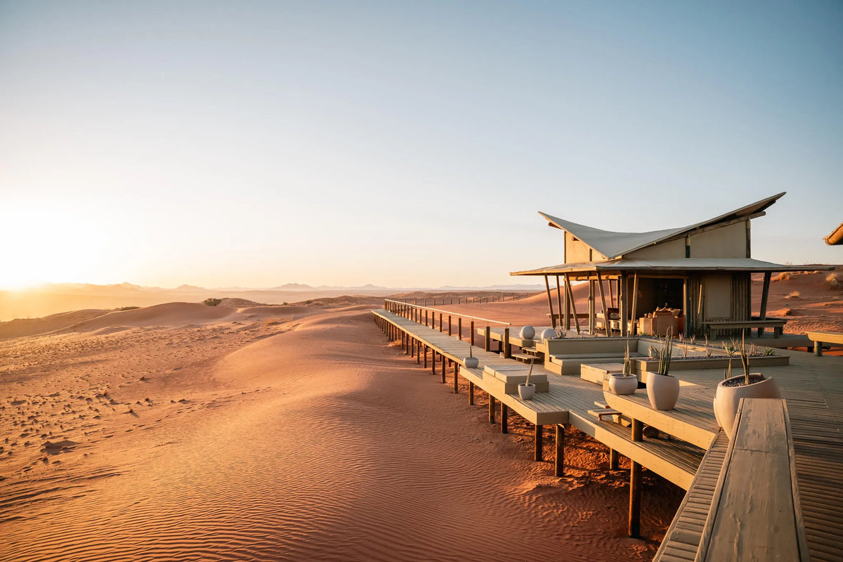 Main Area at Wolwedans Desert Lodge, NamibRand Nature Reserve, Namibia.