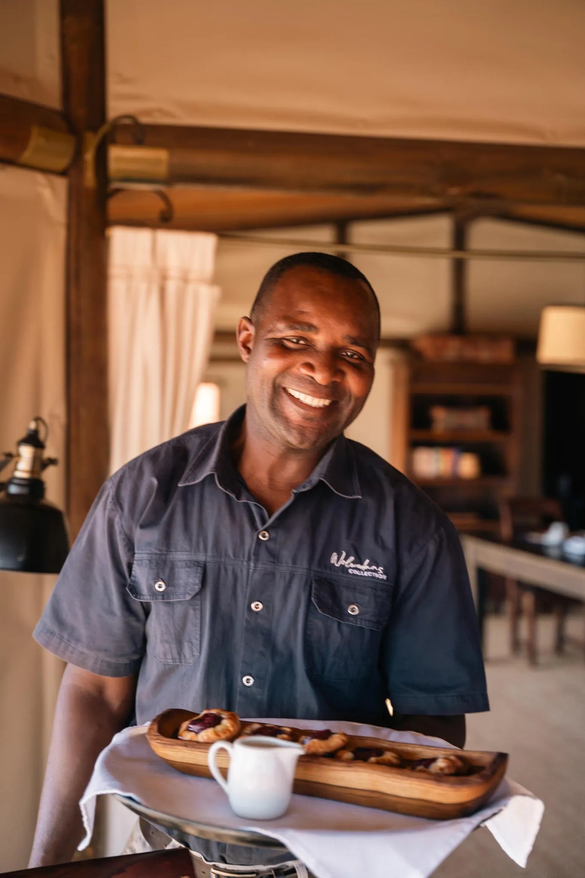Warm Hospitality at Wolwedans Desert Lodge, NamibRand Nature Reserve, Namibia.