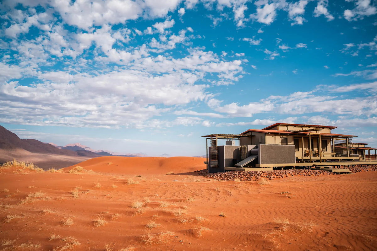 Room Exterior at Wolwedans Desert Lodge, NamibRand Nature Reserve, Namibia.