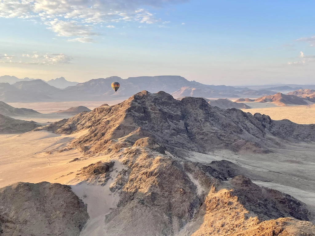 Air Ballooning at Wolwedans Desert Lodge, NamibRand Nature Reserve, Namibia.