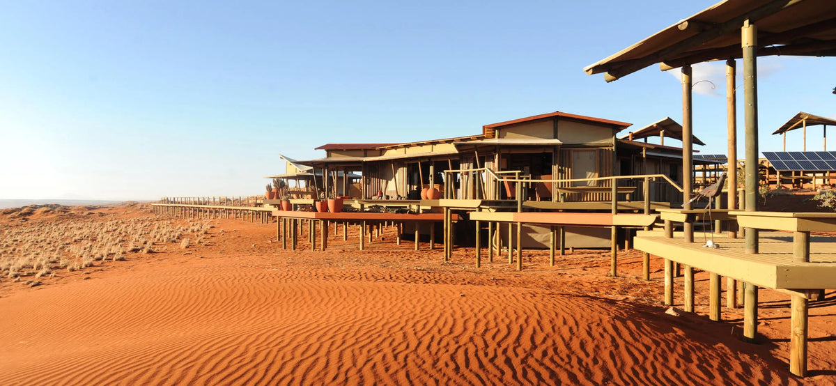 Wolwedans Desert Lodge at Wolwedans Desert Lodge, NamibRand Nature Reserve, Namibia.