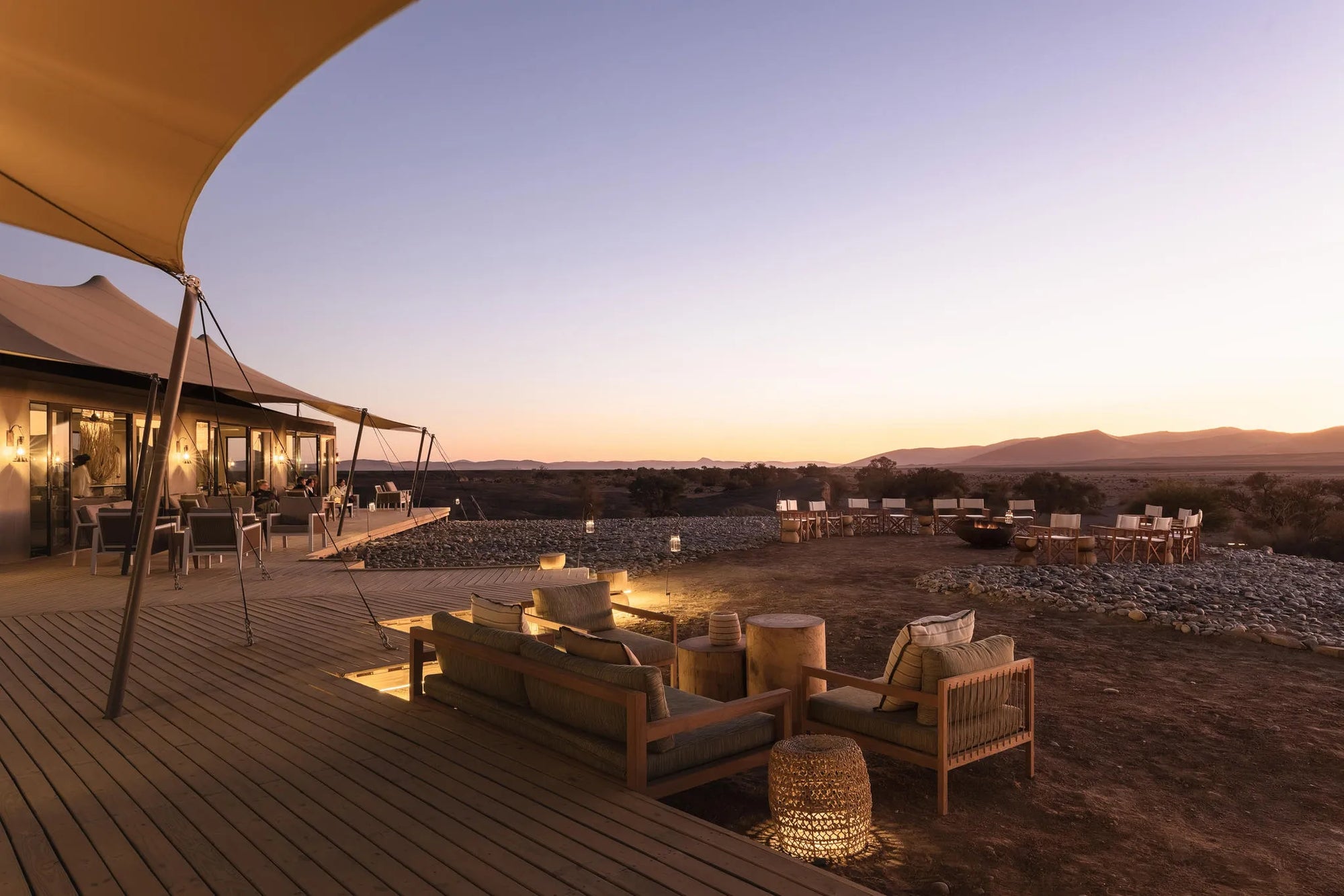 Wilderness Kulala Desert Lodge at Wilderness Kulala Desert Lodge, Sossusvlei, Namibia.