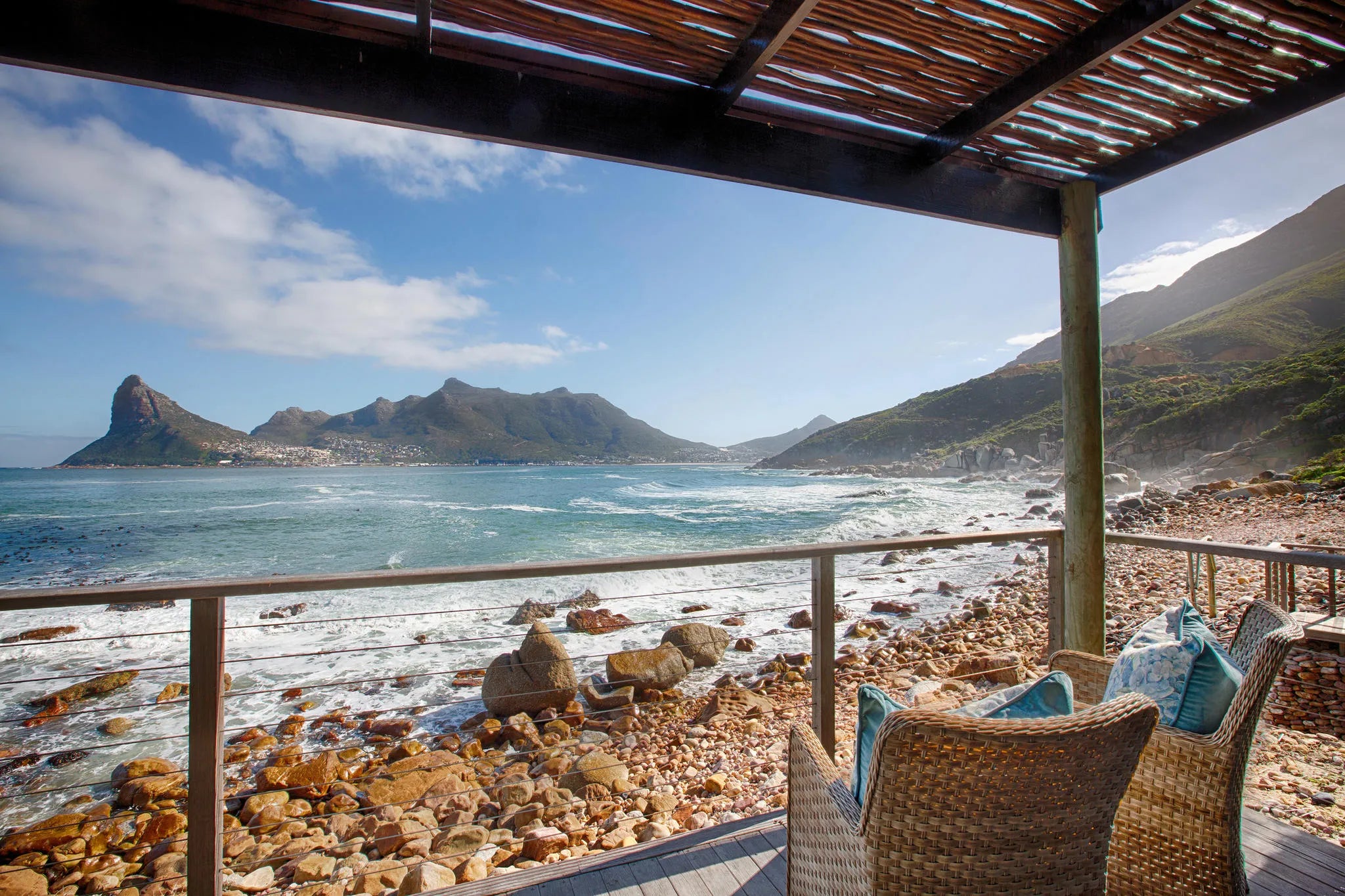 Island Suite View at Tintswalo Atlantic, Cape Town, South Africa.