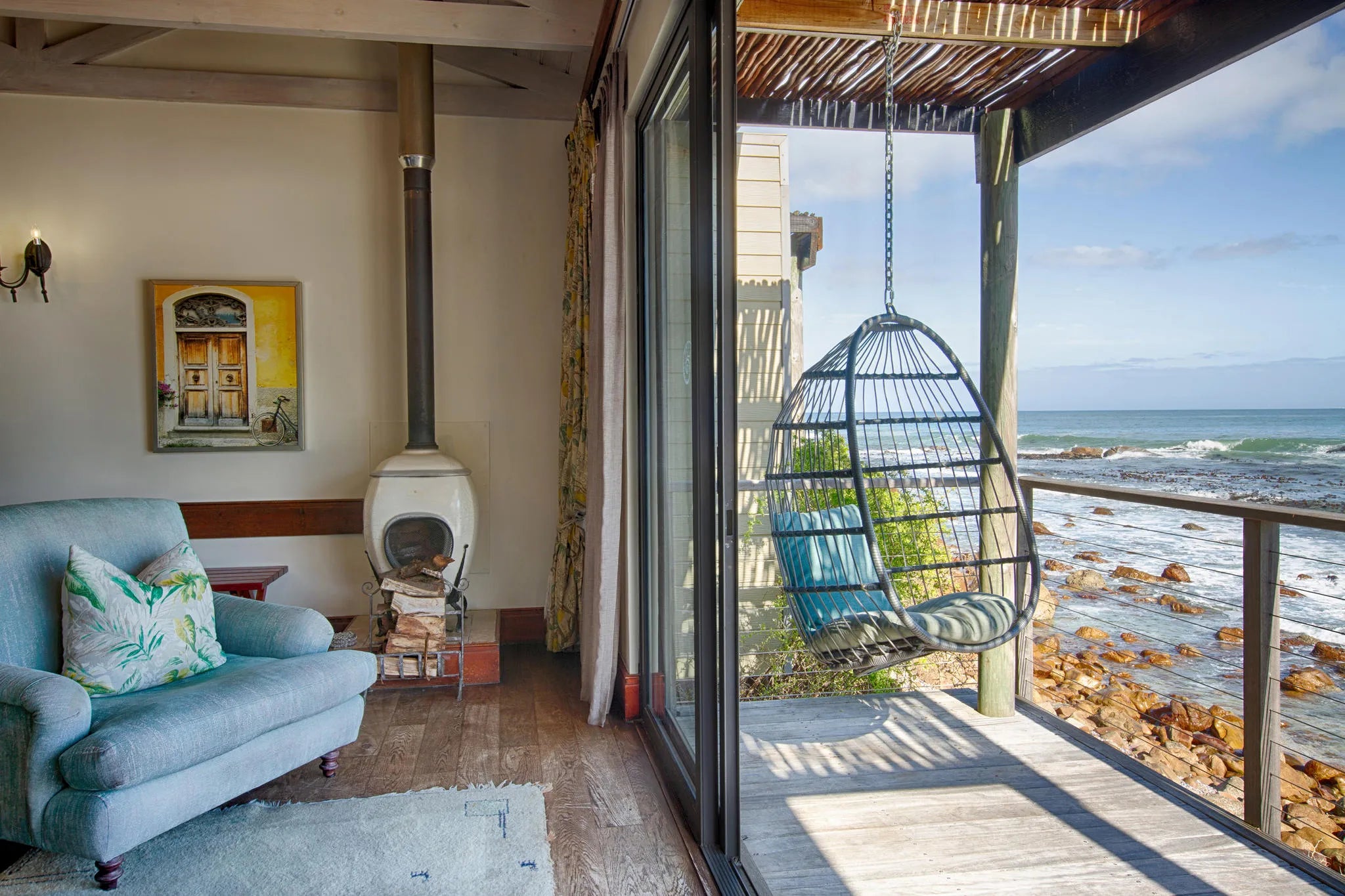 Island Suite Deck at Tintswalo Atlantic, Cape Town, South Africa.