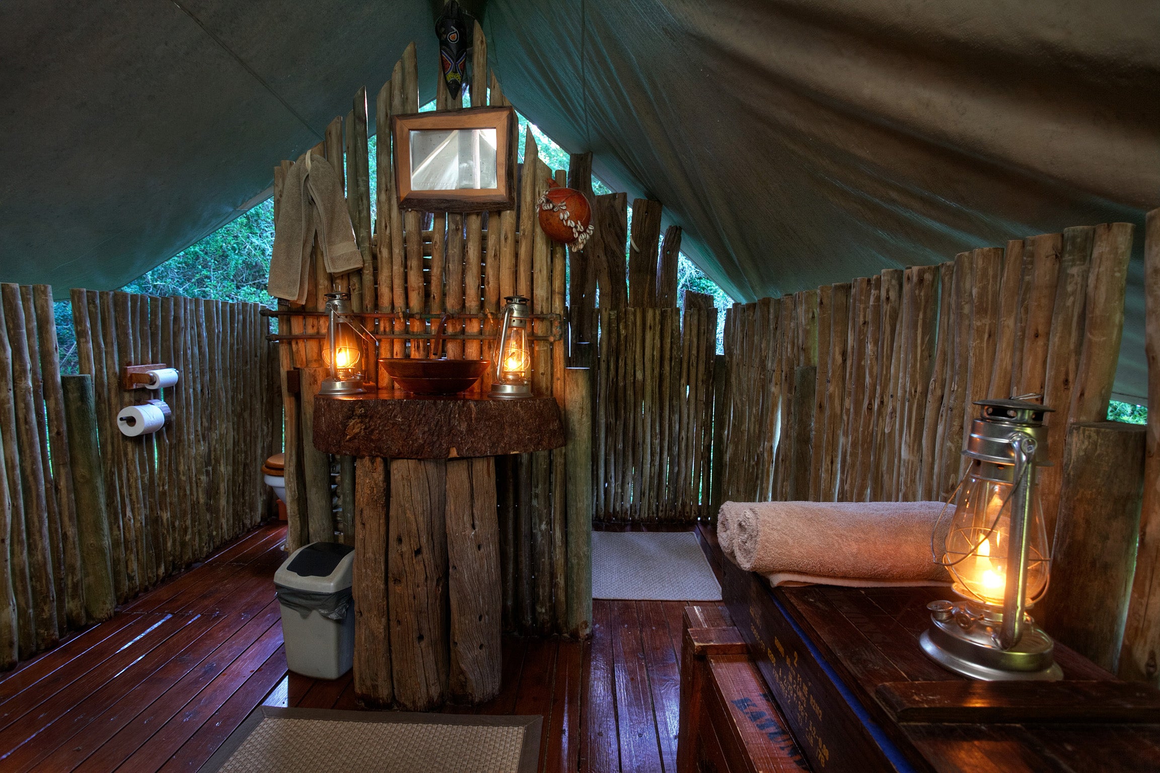 En suite bathroom