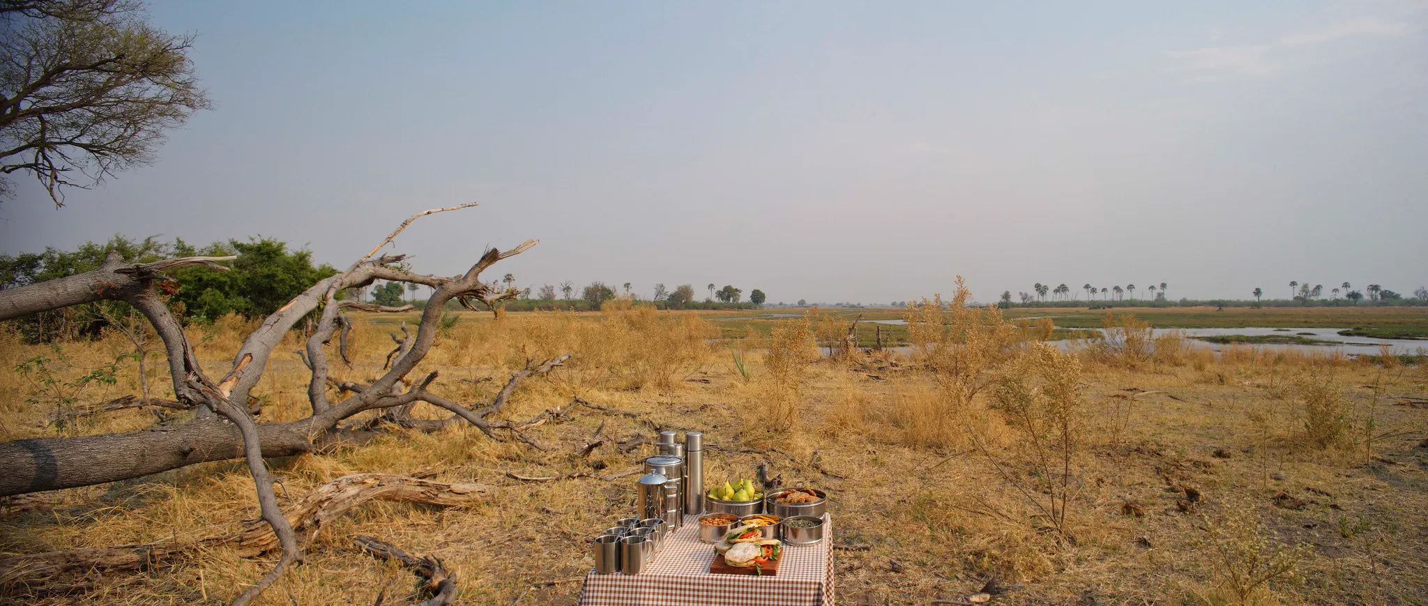 Sandibe Okavango Safari Lodge at andBeyond Sandibe Okavango Safari Lodge, Okavango Delta, Botswana.