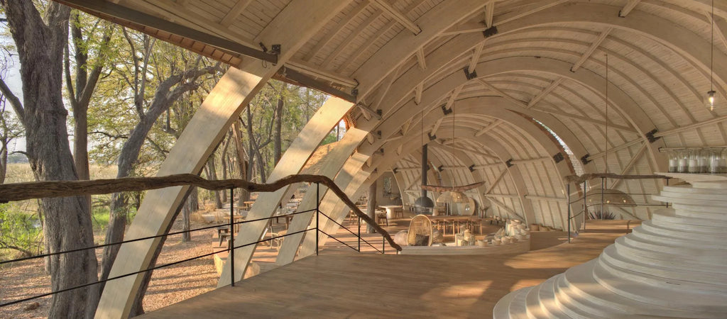 Sandibe Okavango Safari Lodge at andBeyond Sandibe Okavango Safari Lodge, Okavango Delta, Botswana.