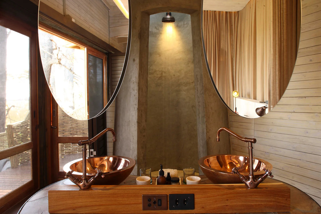 Sandibe Okavango Safari Lodge at andBeyond Sandibe Okavango Safari Lodge, Okavango Delta, Botswana.